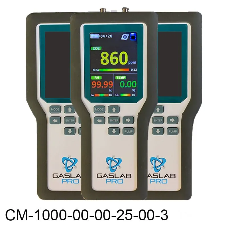 100% Carbon Dioxide Sampling Data Logger