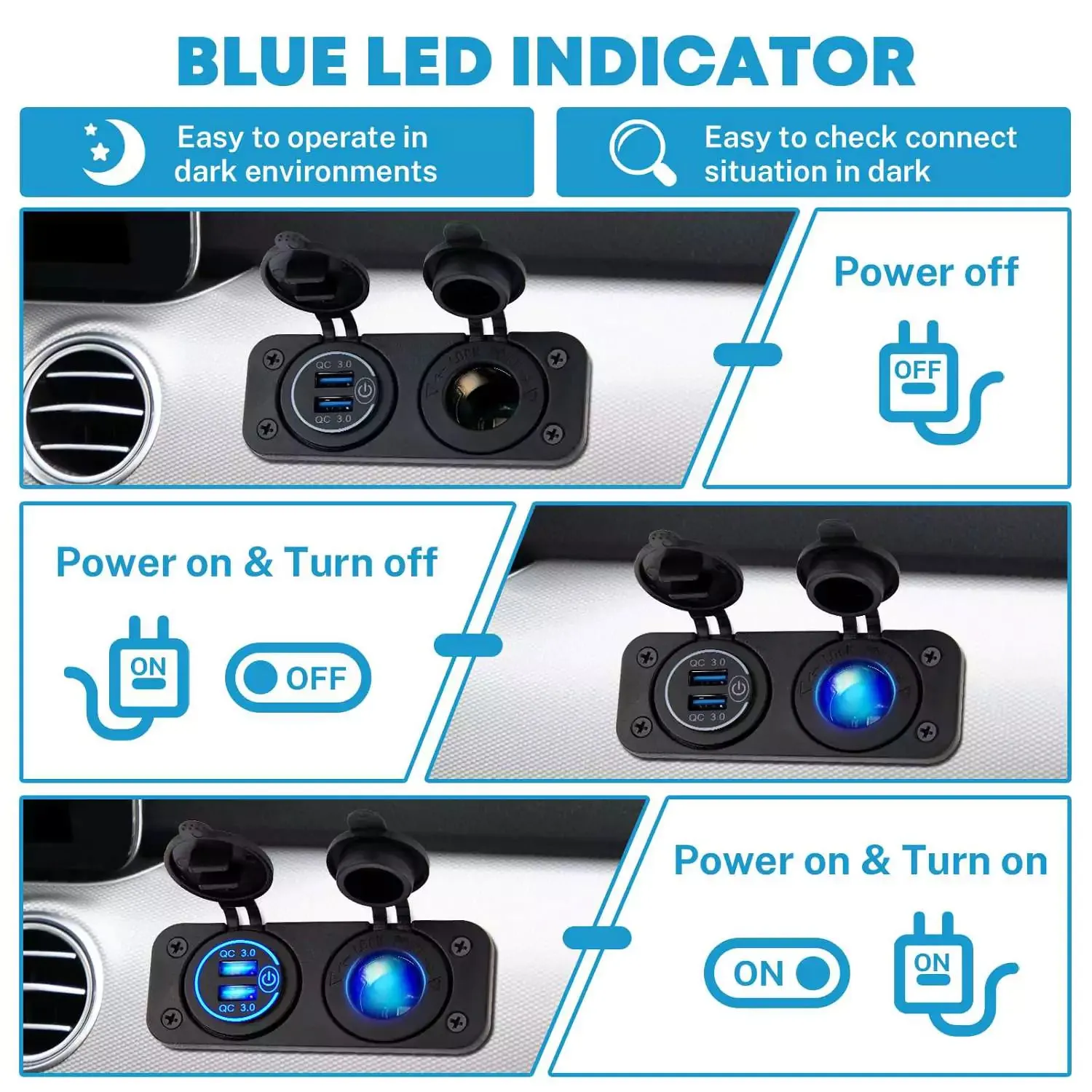 12V Cigarette Lighter Socket