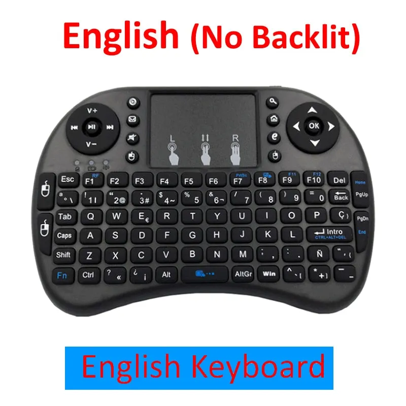 3 Colors Backlit i8 Mini Wireless Keyboard