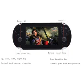 4.3 Inch Ultra-Thin 64 Bit Handheld Game Players 8GB Memory MP5 Video Game Console 1000 Kinds Multimedia classic Games