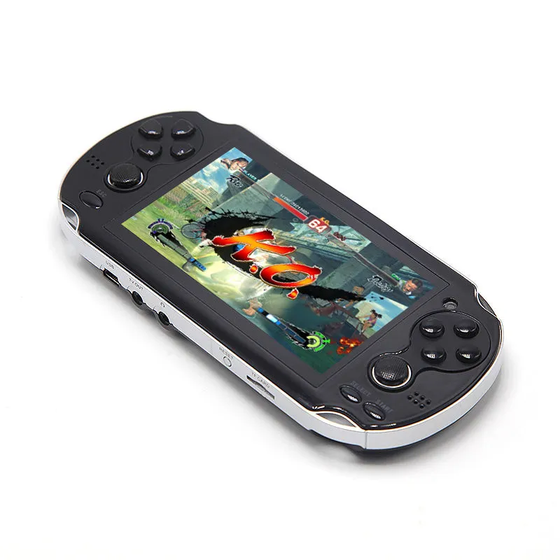 8G Handheld Game Console 4.3 Inch Mp4 Player Video Game Console Retro Games built-in 1200 no-repeat games for gba/gbc/sfc/fc/smd