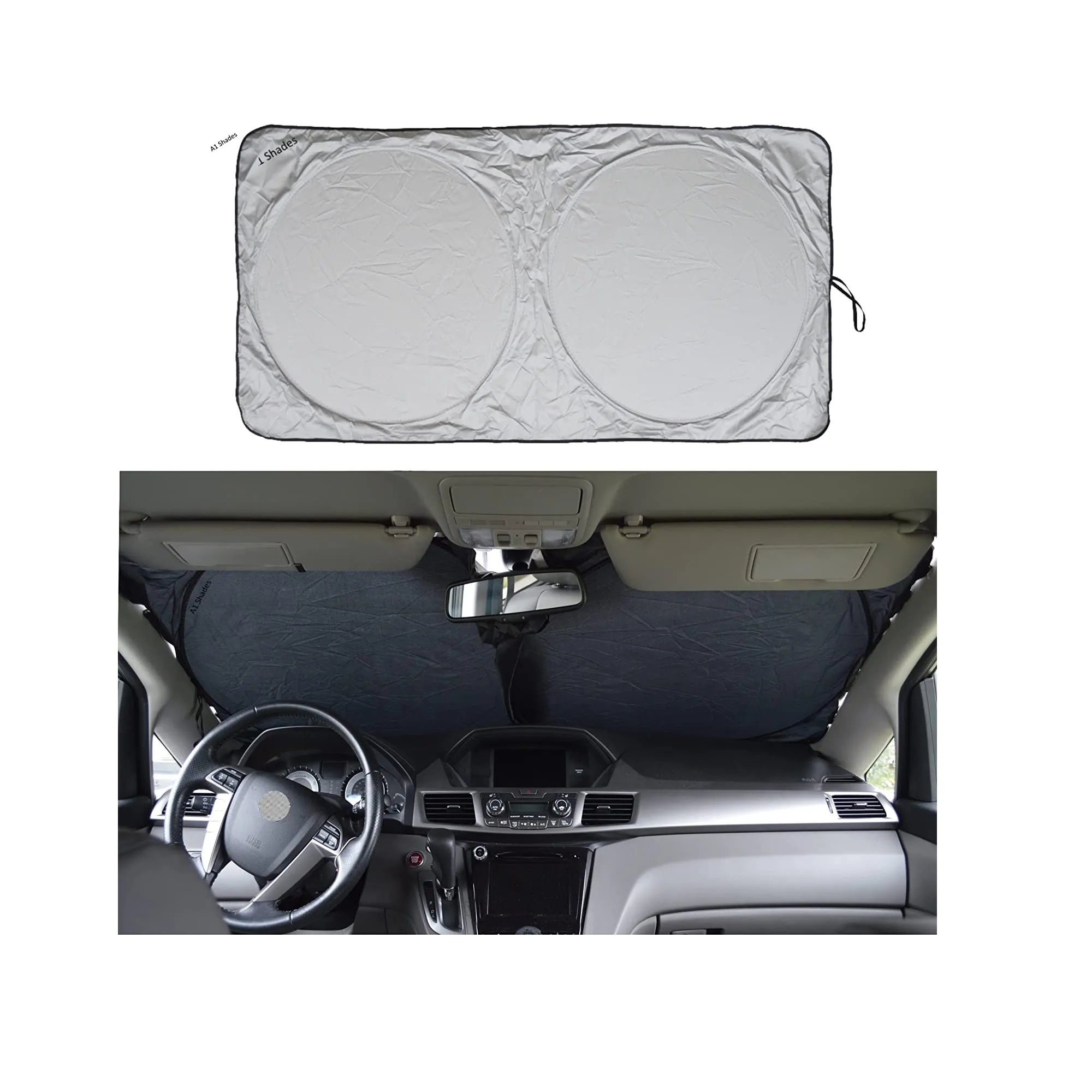 A1 Shades Car Windshield Sunshade With Storage Bag