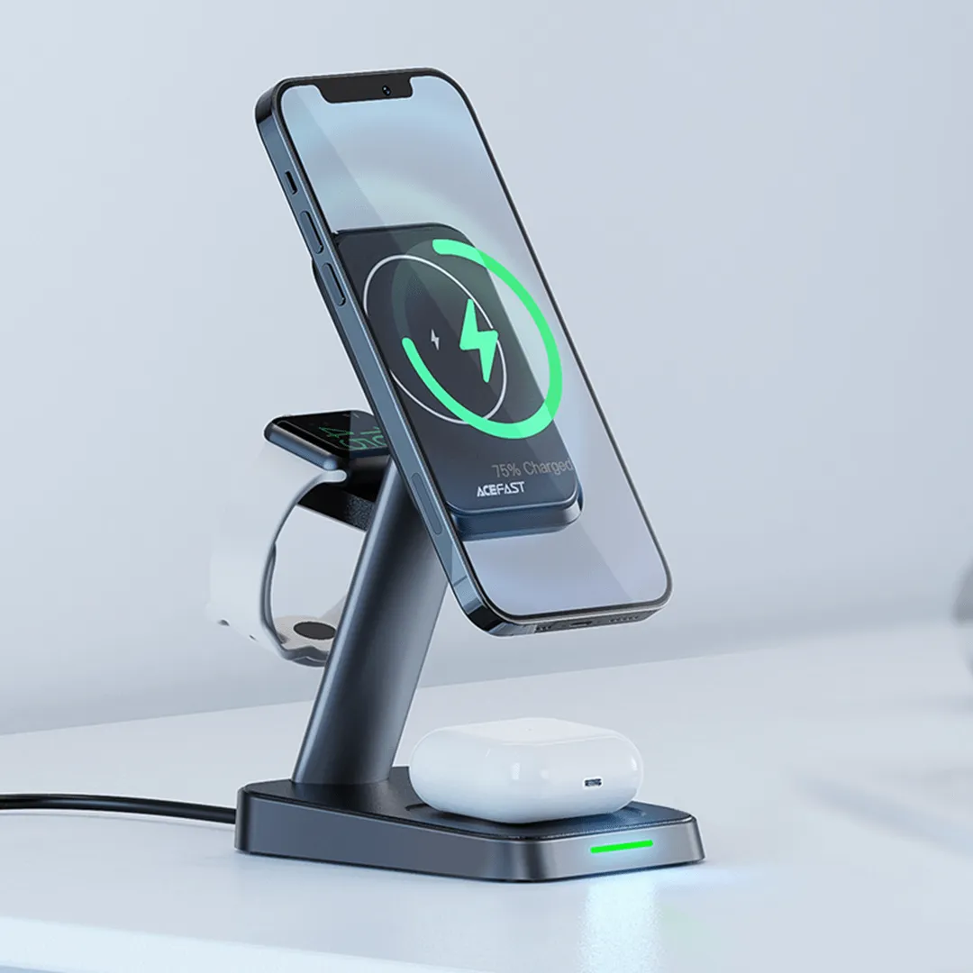 AceFast 15W 3-in-1 Wireless Fast Charging Stand