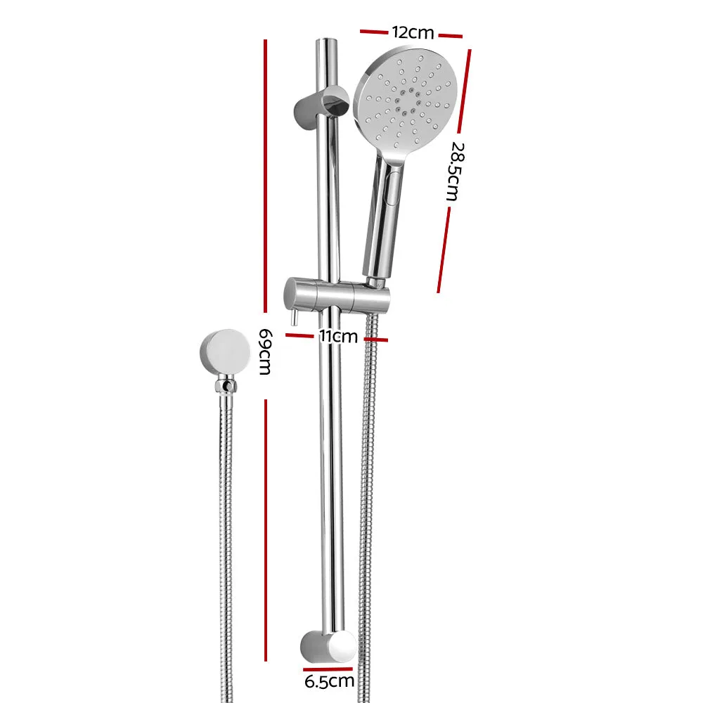 Adjustable High Pressure Handheld Shower Head Set, Chrome