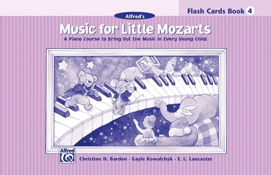 Alfred's Music for Little Mozart Music Flash Cards Book 4