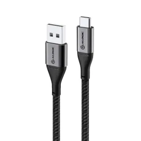 ALOGIC Super Ultra USB 2.0 USB-C to USB-A Cable - 3A|480Mbps - Space Grey - 3m (ULCA203-SGR)