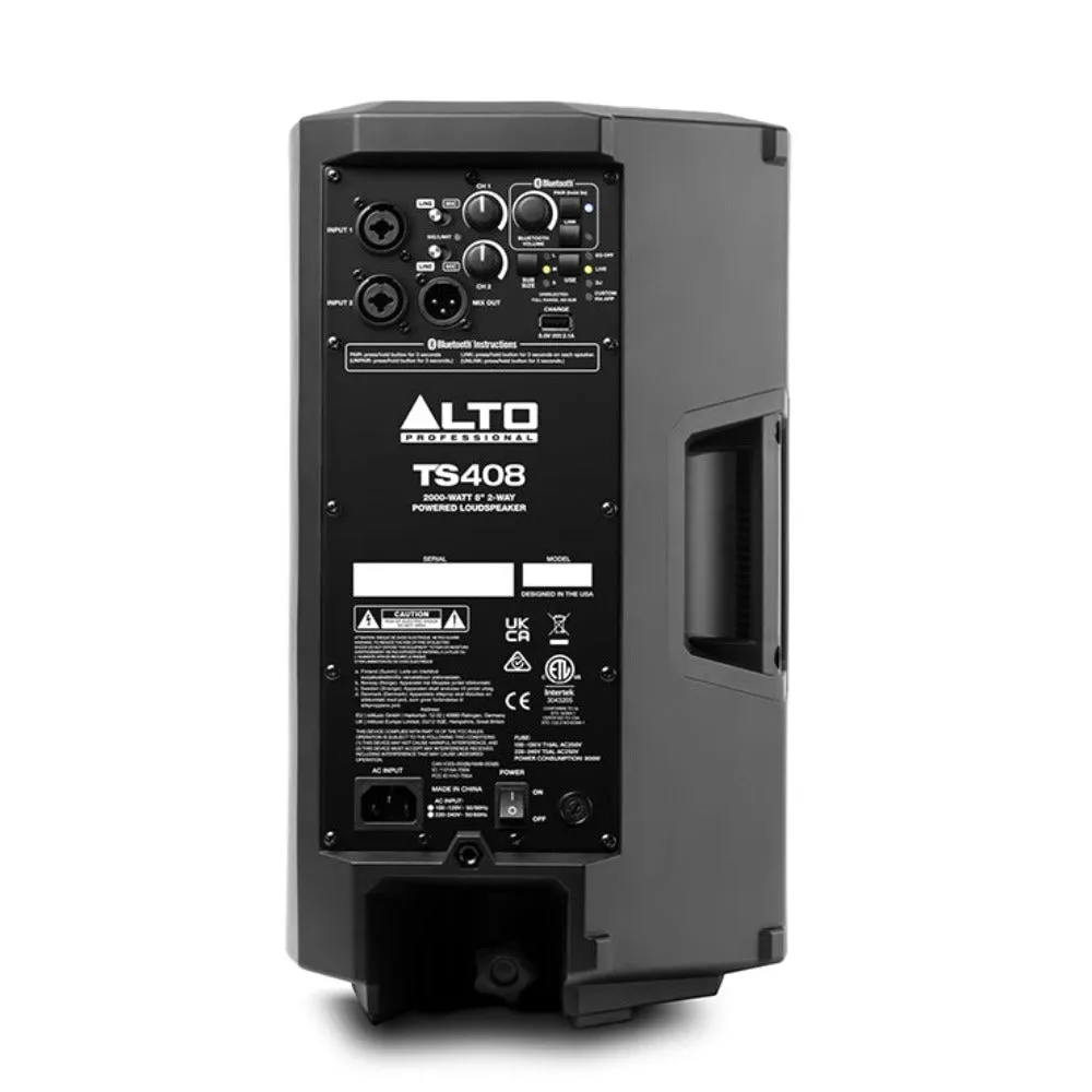 Alto Professional TS408 2,000-Watt 8-Inch Powered Speaker