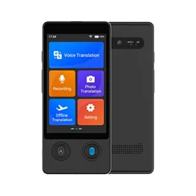 ANFIER Offline Language Translator Device [Latest AI Voice Translator - W12] 144 Languages and Accents 97% Accuracy with 3.7 inch Touchscreen Instant Two Way Translation