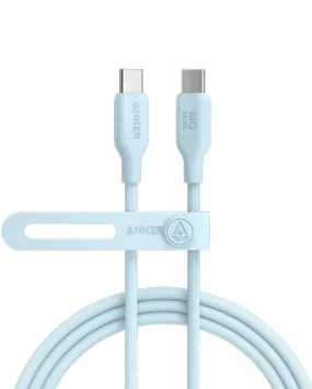 Anker 544 USB-C to USB-C Cable 140W (Bio-Based) (0.9m/3ft) -Blue A80F1H31