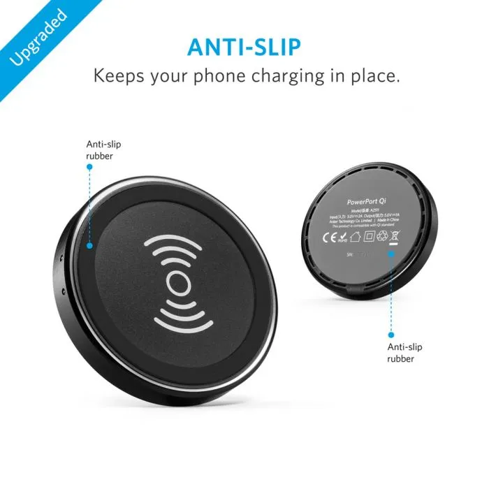 Anker PowerPort 1-Coil Qi Slim Wireless Charging Pad