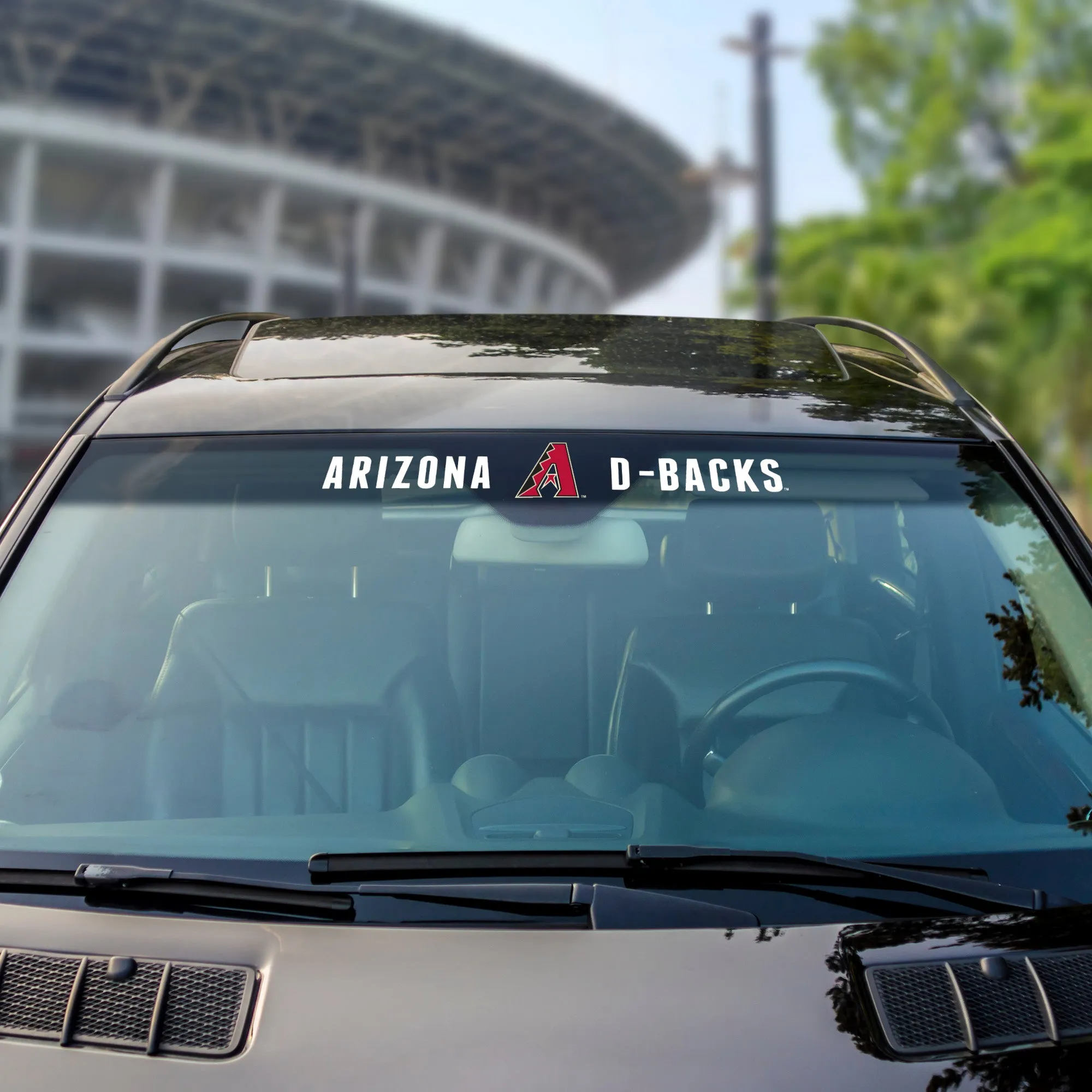 Arizona Diamondbacks Sun Stripe Windshield Decal 3.25 in. x 34 in.