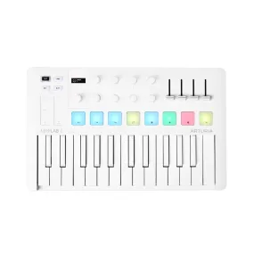 Arturia MiniLab 3 25-Key MIDI Controller - Limited Edition Alpine White