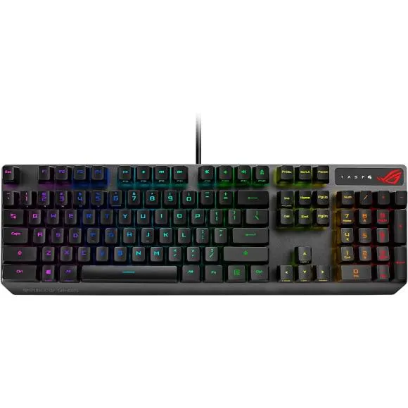 ASUS XA05 Mechanical Gaming Keyboard - ROG Strix Scope RX | Red Optical Mechanical Switches