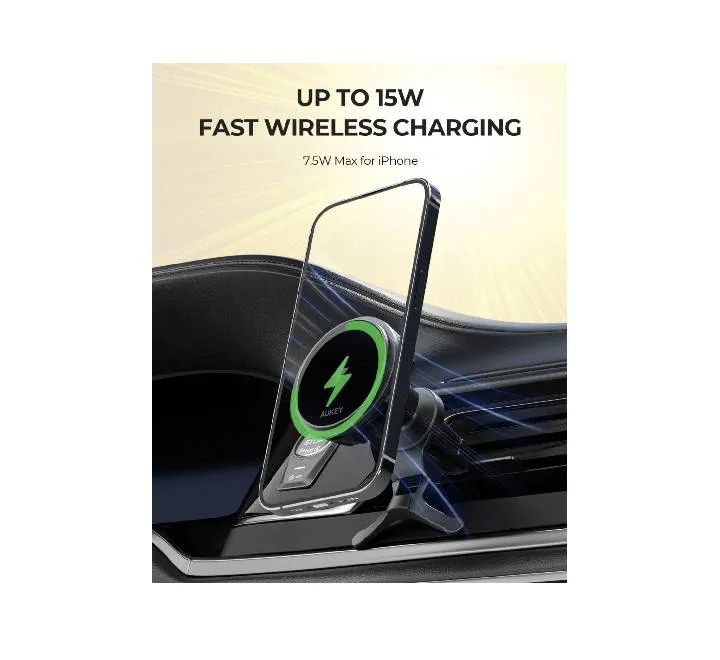 Aukey HD-M12 MagLink Freeze MagSafe Wireless Charging with Cooling System Phone Mount