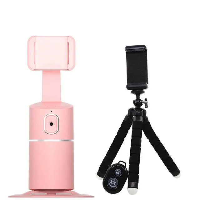 Auto-Tracking Phone Holder, 360 Gimbal Stabilizer, For Vlog, Tiktok, Livestreams