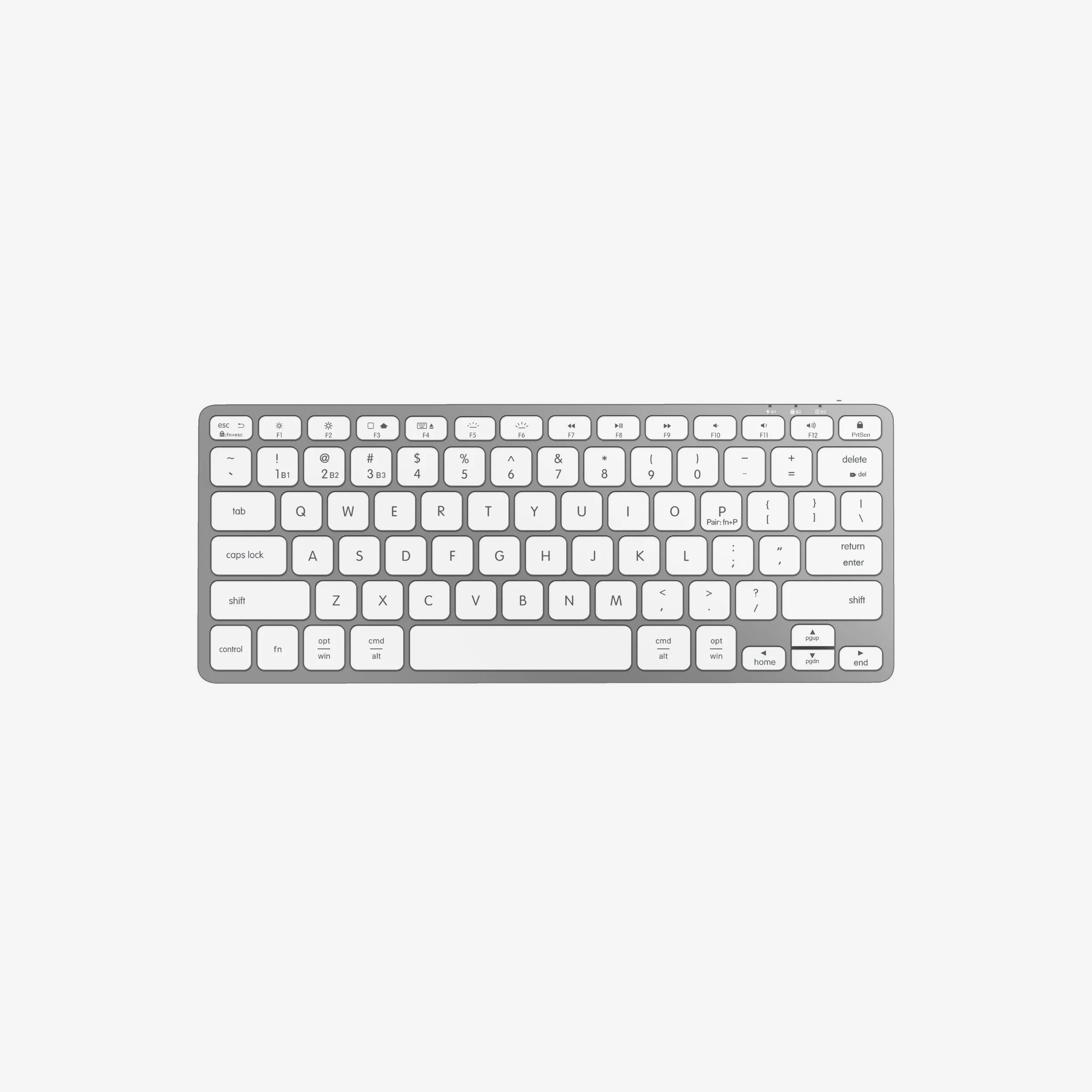 Backlit Keyboard Wireless for Mac (Compact, Aluminum)