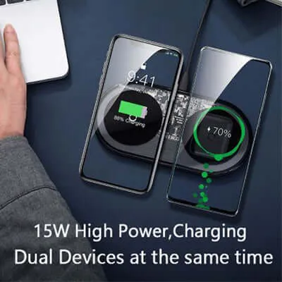 Baseus 15W Dual Wireless Charger