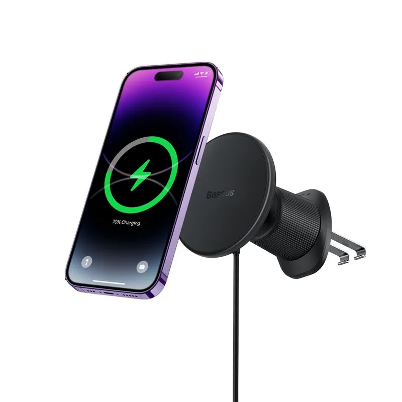 Baseus  magnetic Car Phone Holder with wireless charging CW01-C40141001111-00