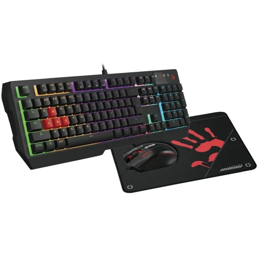 Bloody Keyboard B1700 NEON Gaming Desktop Mouse Black