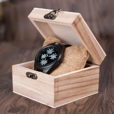 BOBO BIRD WP06 Fashion Colorful Print Wood Watch for Men Women Newest Imitate Embroidery Brand Design Quartz Watches as Gift