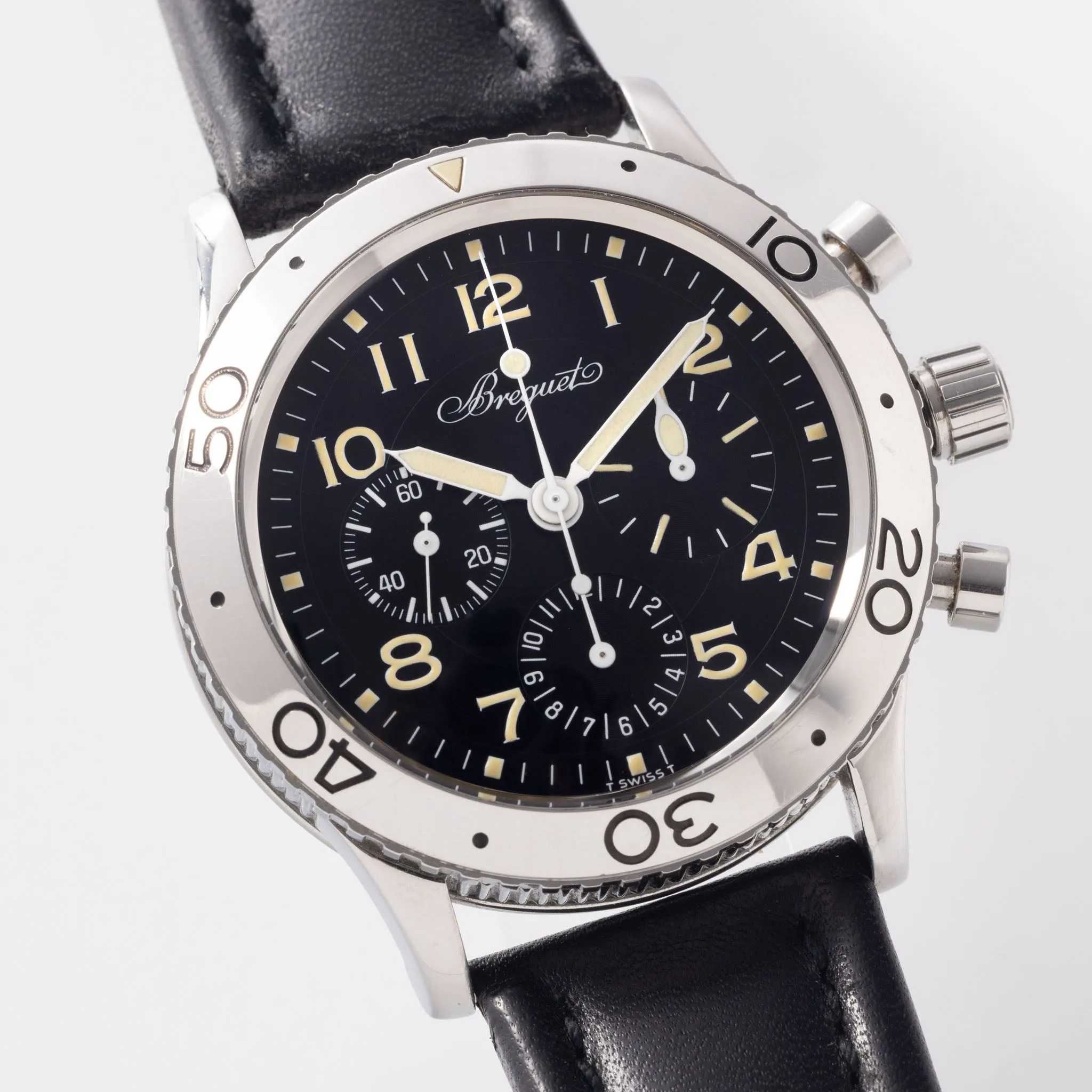 Breguet Type XX Ref. 3800 Box and Papers Set with Steel Bracelet