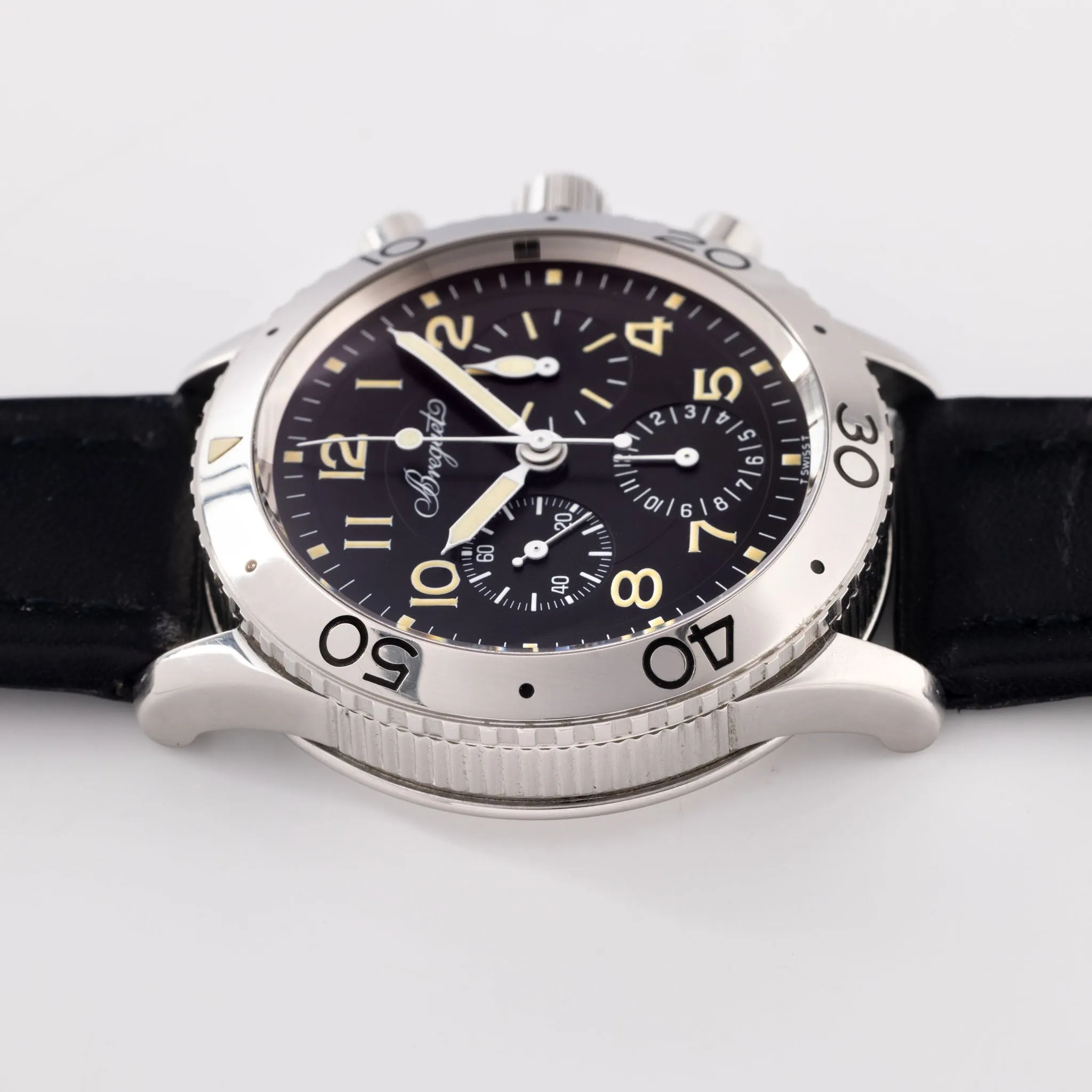 Breguet Type XX Ref. 3800 Box and Papers Set with Steel Bracelet