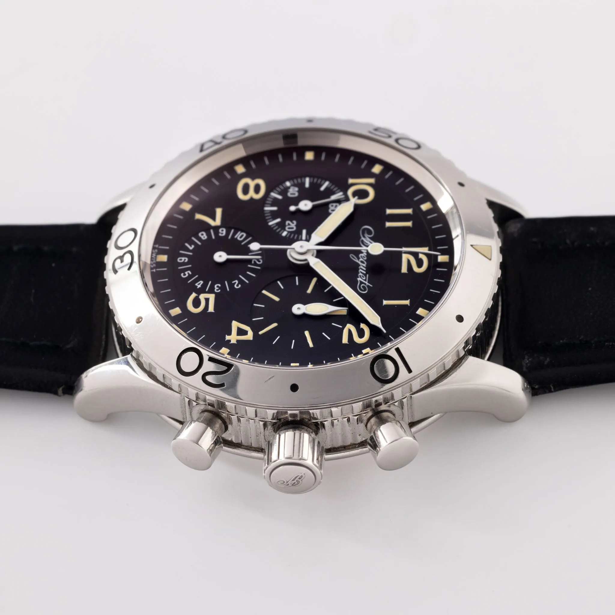 Breguet Type XX Ref. 3800 Box and Papers Set with Steel Bracelet