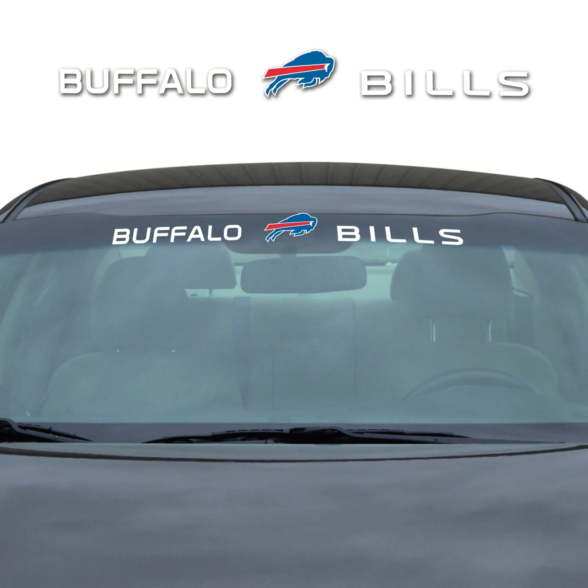 Buffalo Bills Sun Stripe Windshield Decal 3.25 in. x 34 in.