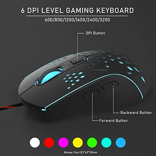 Camiysn 60% Mechanical Gaming Keyboard with Silencing Plate,Compact Gaming Keyboard with Hot Swap Blue Whale Switch, RGB Light Mini Keyboard for or Windows/Mac/PC/Laptop