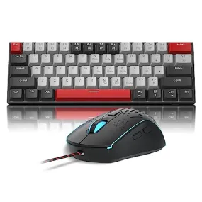 Camiysn 60% Mechanical Gaming Keyboard with Silencing Plate,Compact Gaming Keyboard with Hot Swap Blue Whale Switch, RGB Light Mini Keyboard for or Windows/Mac/PC/Laptop