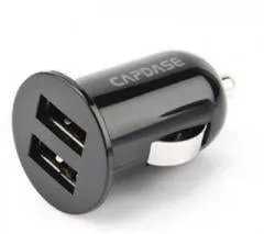 Car Charger 1 Amp 5 Watt with 2 USB ports & High quality Micro USB Cable