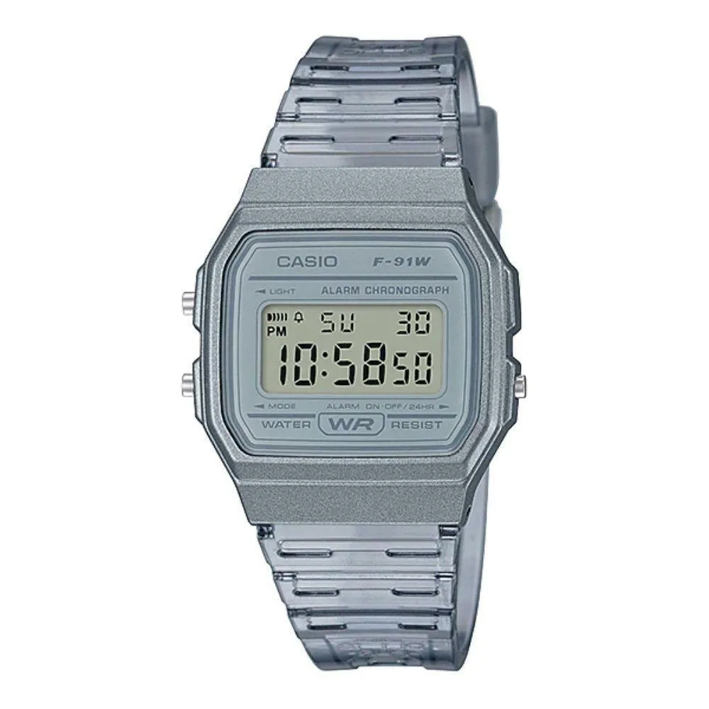 CASIO POP Grey Watch #F-91WS-8DF