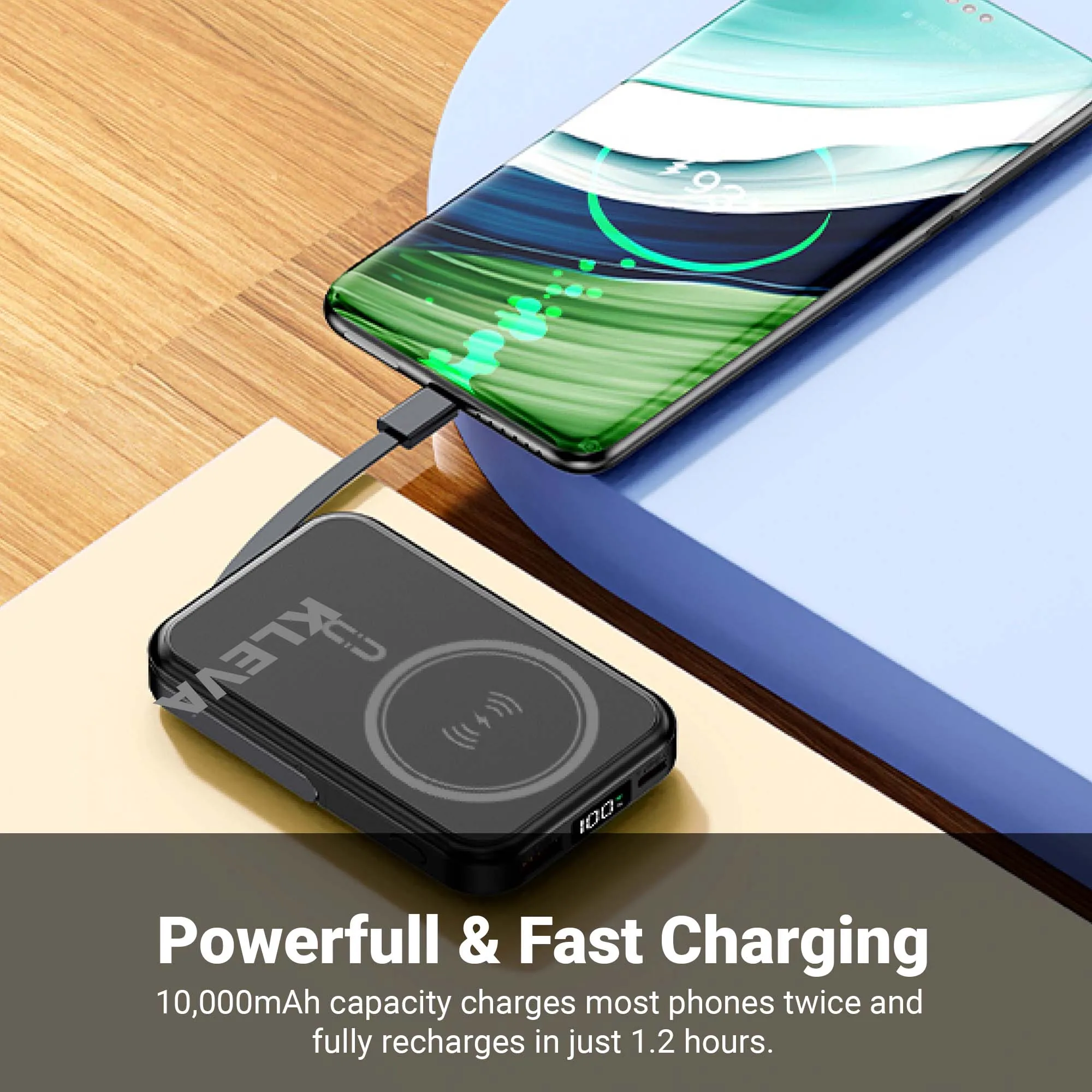 [CHECKOUT EXCLUSIVE] ChargAway 5-in-1 Compact Wireless Power Bank