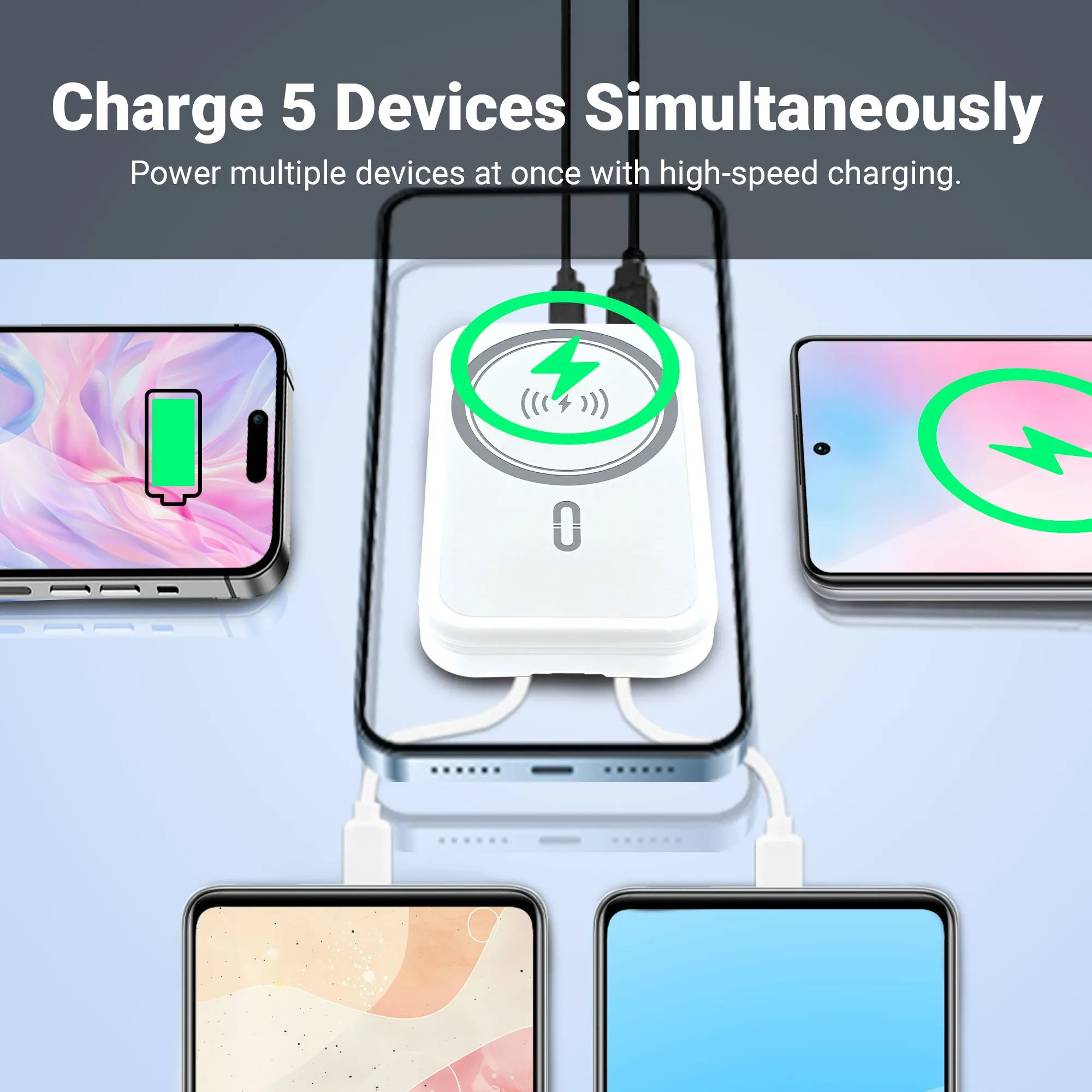 [CHECKOUT EXCLUSIVE] ChargAway 5-in-1 Compact Wireless Power Bank