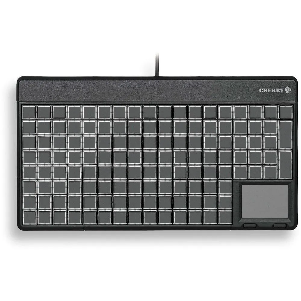 Cherry G86-63401 Pos Programmable Layout Keyboard With Touchpad Black