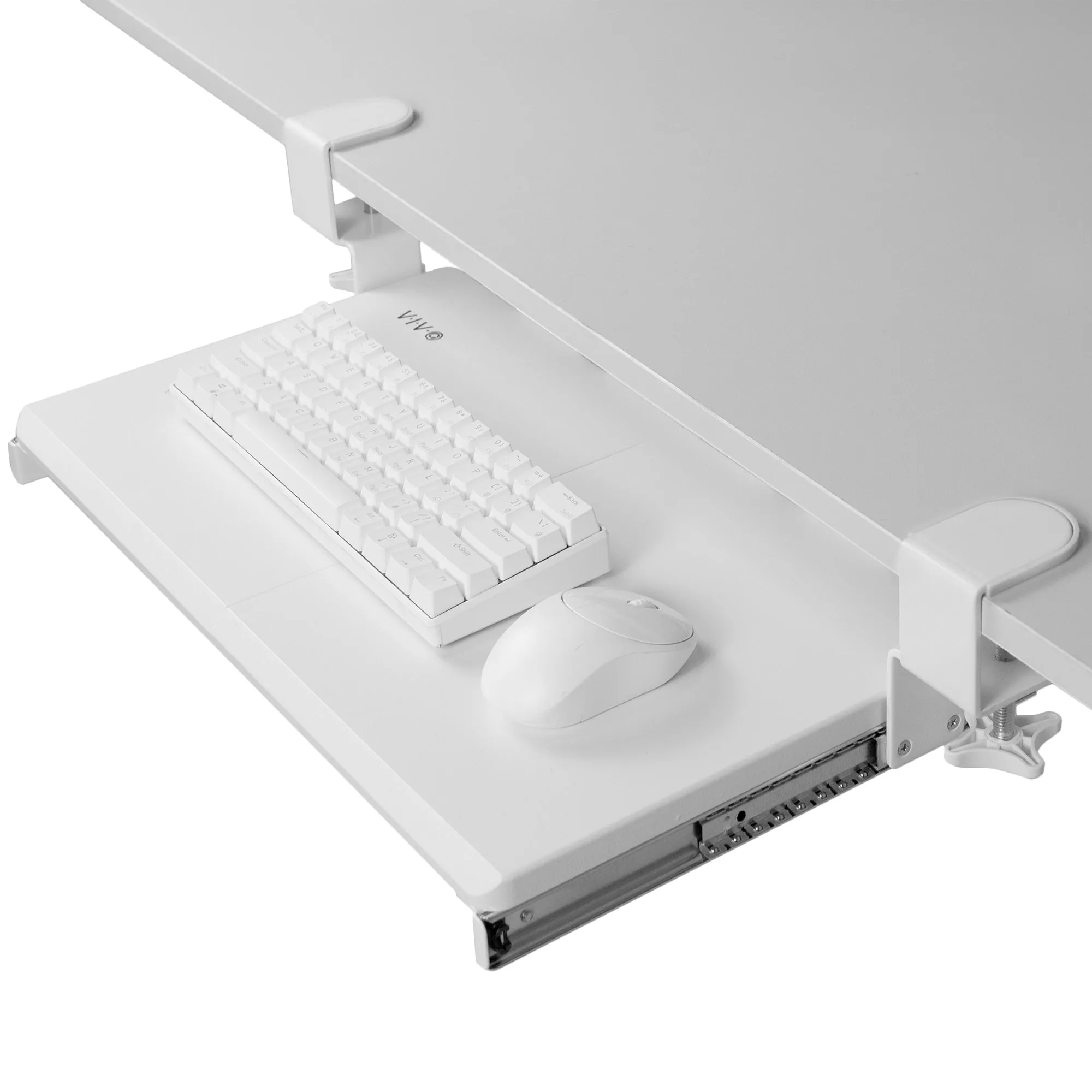 Clamp-on Compact Keyboard Tray