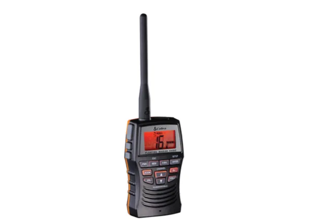 Cobra HH150 floating waterproof Handheld VHF Marine Radio