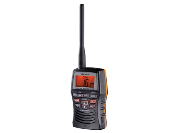 Cobra HH150 floating waterproof Handheld VHF Marine Radio