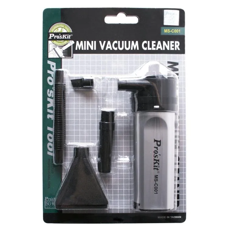 Compact Mini Vacuum Cleaner for Keyboards and Electronics - Pro'sKit MS-C001 Dust Collector