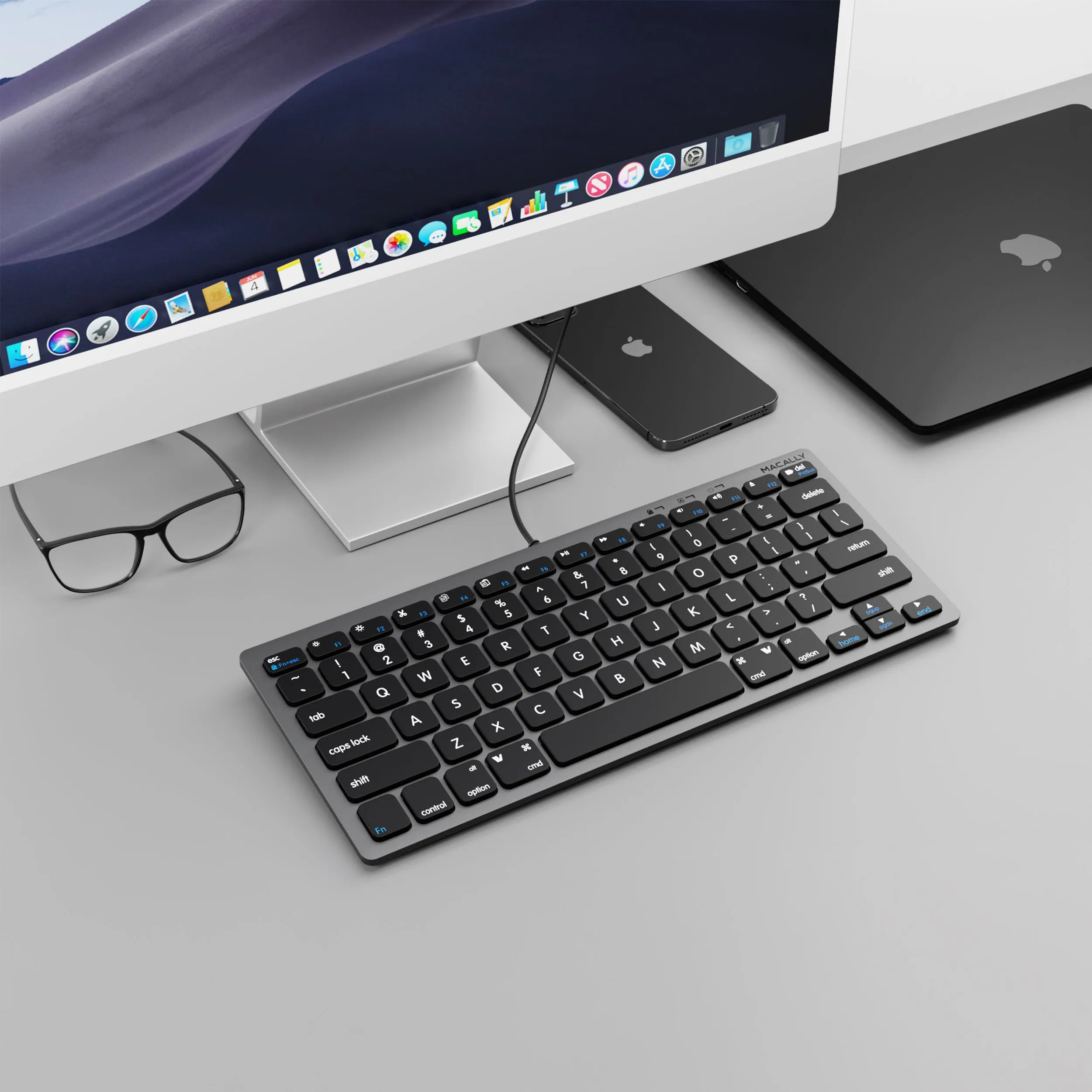 Compact USB Keyboard For Mac (Space Gray)