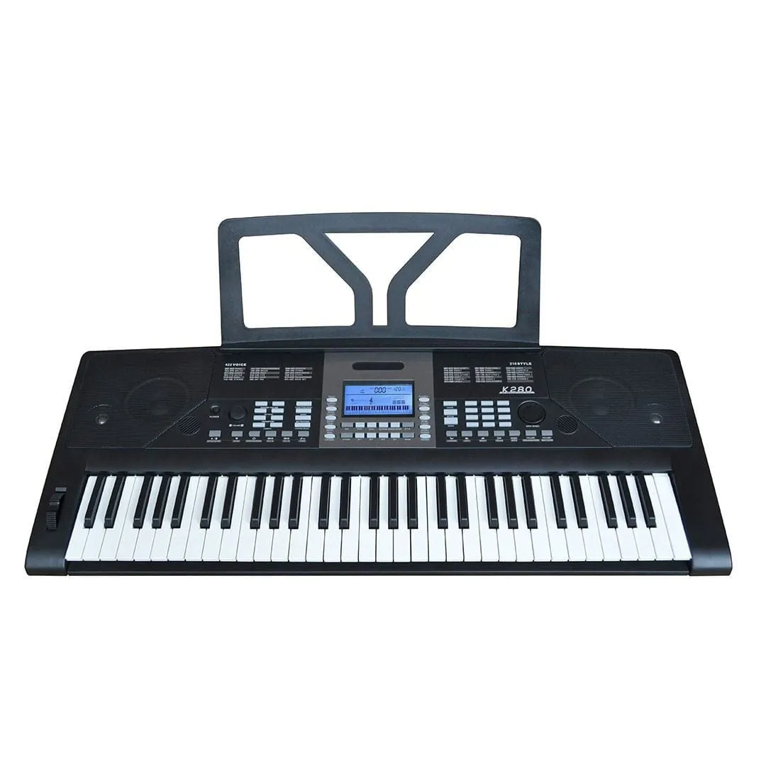 CONQUEROR - Electronic Multifunctional LCD Piano Portable 61 Key with Touch Response