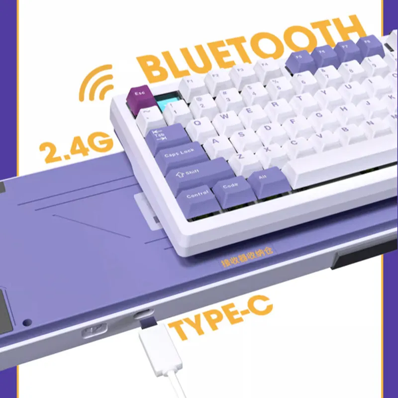 Darmoshark TOP75 Wireless Mechanical Keyboard With TFT Screen