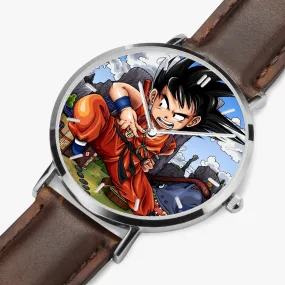 DBZ-Store Cool Angry Kid Goku Sky Clouds Blue Watch