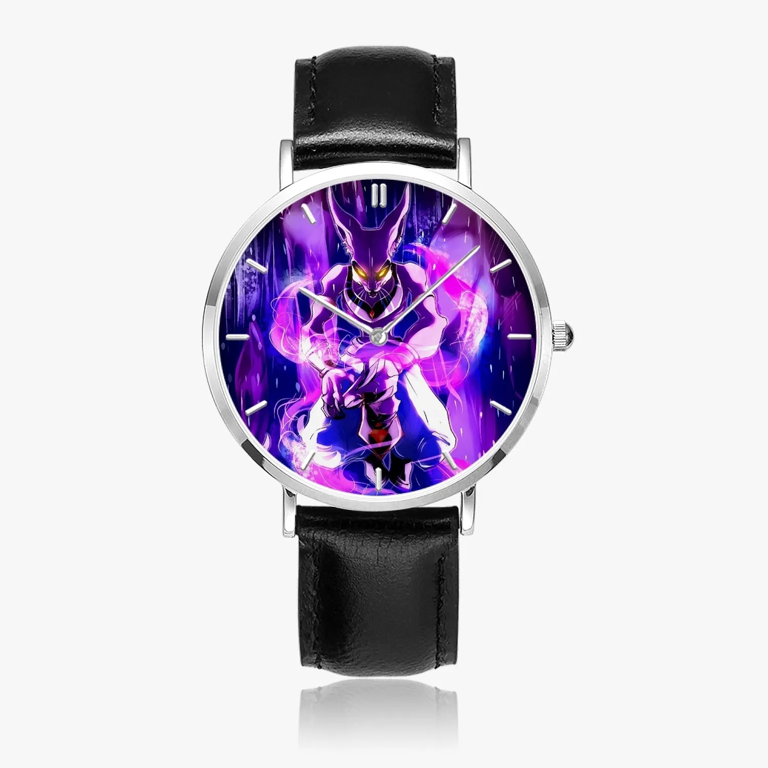 DBZ-Store Hype God of Destruction Beerus Egyptian Cat Purple Watch