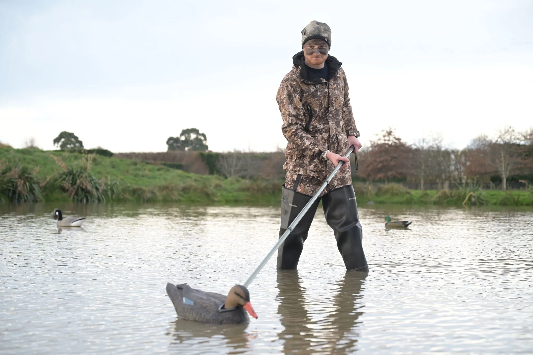 Decoy Retriever Pole Telescopic Decoy Pole