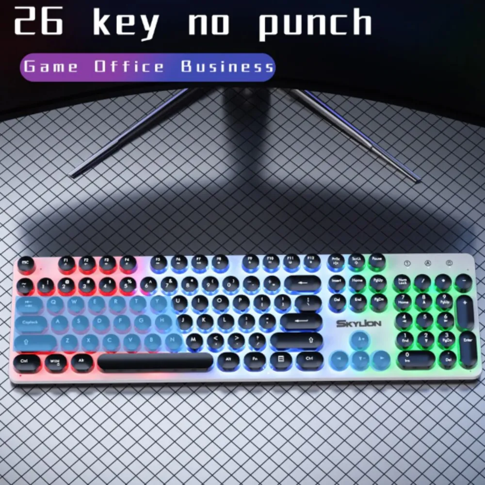 Dragon Round Key RGB Gaming Keyboard