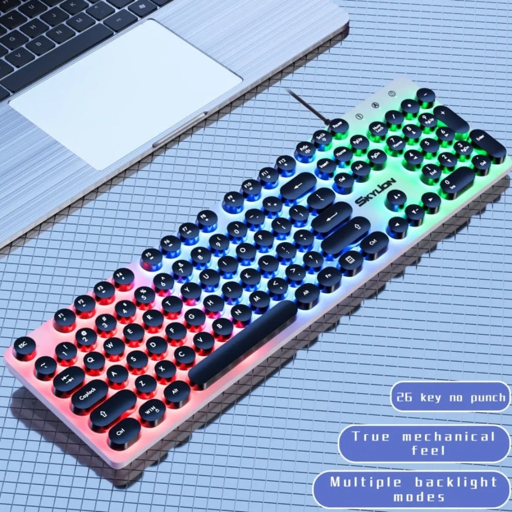 Dragon Round Key RGB Gaming Keyboard