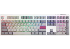 Ducky One 3 Mist Grey Gaming Keyboard, Rgb Led - Mx-Speed-Silver (Us)