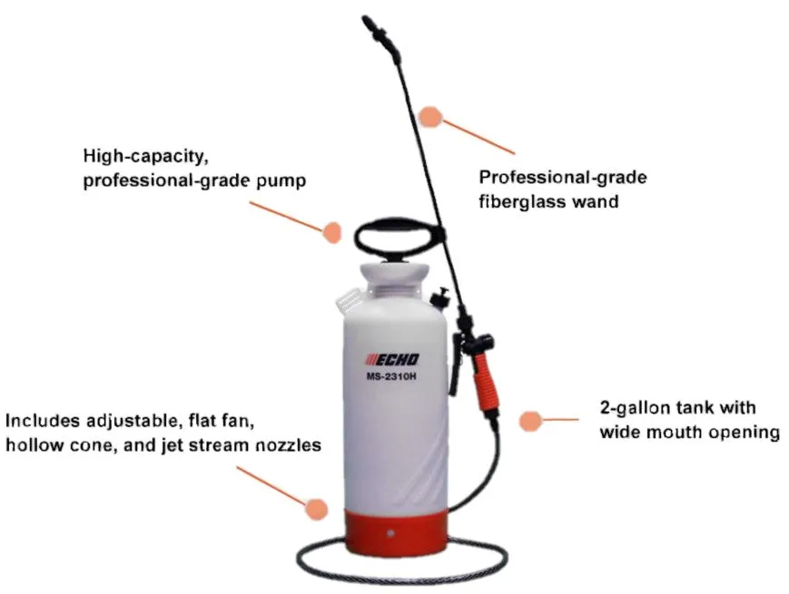 ECHO MS-2310H 2 Gallon Handheld Manual Sprayer