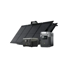 EcoFlow RIVER 2   DELTA Mini   2 x 110W Solar Panel - ZMR600-DMI880-112